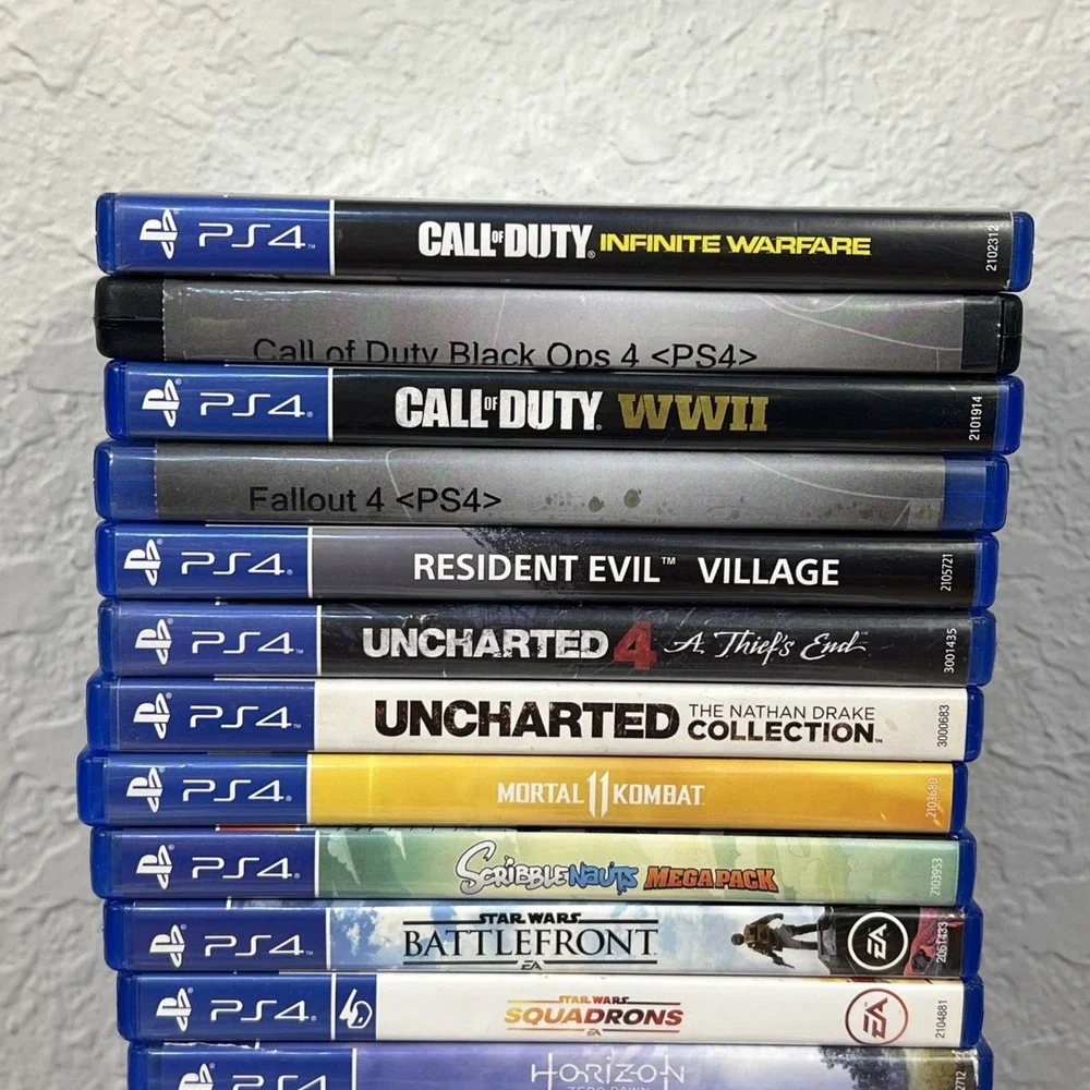 PS4 Lot Of 23 Games Resident Evil, Uncharted, Call Of Duty, Horizon, Dying Light